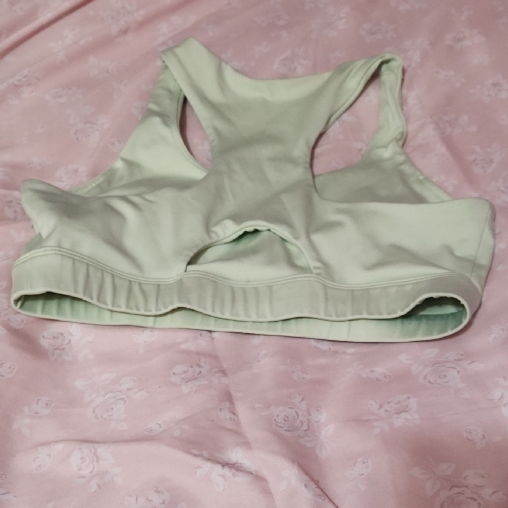 Mint Green Sports Bra - Picture 3 of 3